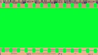 klise frame movie efect green screen