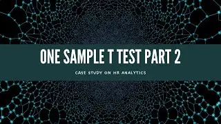one sample t test part 2