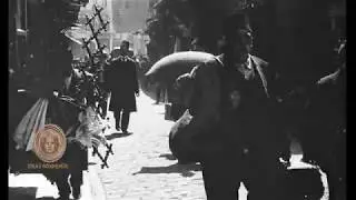 1915 - İstanbul Sokakları Ve Açık Hava Berberleri