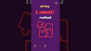 3. concat method in javascript | String methods in javascript | #javascript tutorial in 1 minutes