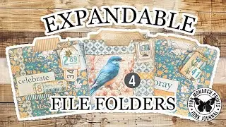 Expandable File Folder Idea - Great way to store lots of goodies! 