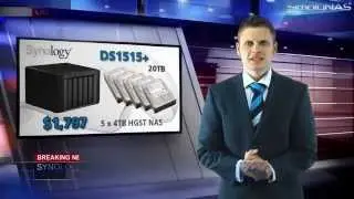 Synology DS1515+ 20TB integrated with HGST Deskstar NAS drives