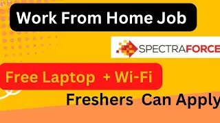 Permanent Work From Home Job || Free Laptop + Wi-Fi || Latest Jobs Update