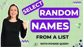 Select Random Names From A List Using Power Query - 
