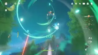 Genshin Impact - Lvl 20 Jean DMG on Lvl 76 Whopperflower