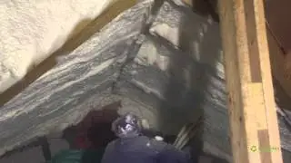 Утепление потолка, фронтонов и потолка подвала в частном доме