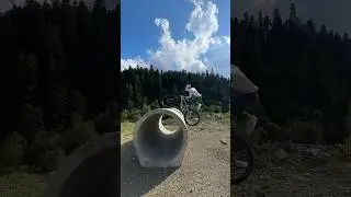 В горах можно и потриалить 😂🤟 #mtb #банихоп #bunnyhop #streettrials