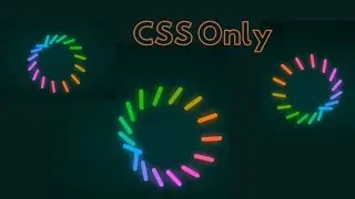 Best page loading animation css only || CSS tutorial 