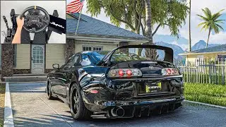 Toyota Supra | The Crew Motorfest | Steering Wheel Gameplay