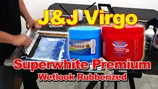 J&J Virgo - Superwhite Premium & Wetlook Rubberize Ink Review