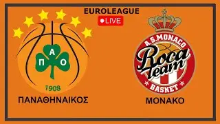 ΠΑΝΑΘΗΝΑΙΚΟΣ - ΜΟΝΑΚΟ (LIVE) 🔴