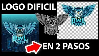 Como Quitar Fondo de Un LOGO en Photoshop 2021 [ DIFICIL pero No IMPOSIBLE ]