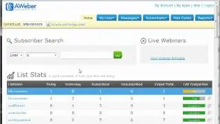 How to find your AWeber listname.
