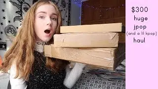 $300 HUGE jpop (and a lil kpop) haul/unboxing!