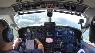TBM850 Flight VLOG!  VIPER 1 and CAUTION WAKE TURBULENCE to Charlotte / Douglas International!