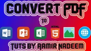 How to convert PDF to DOC,XLS,HTML,Image or any other format using Able 2 extract professional Softw