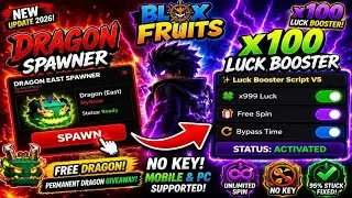 *Tutorial* 🔥 NEW Blox Fruits Dragon Spawner Script + 100x Luck Booster | Free Spin | No Key | FIXED