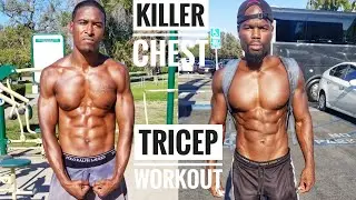 Killer Chest and Tricep Workout | Training With My Subscriber