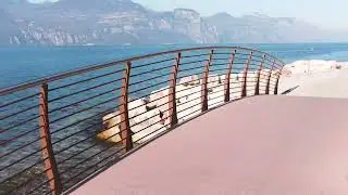 La nuova pista ciclopedonale di Brenzone sul Garda (VR)