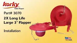 How to Install a 2X Long Life Large 3 Inch Flapper
