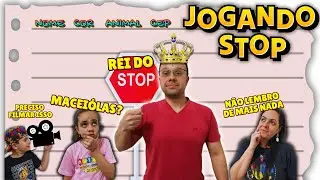 JOGAMOS STOP EM FAMILIA E OLHEM O QUE ACONTECEU