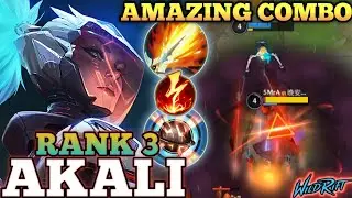 AKALI ONE SHOT COMBO DELETE! AMAZING NO DEATH MVP PLAY - TOP 3 GLOBAL AKALI BY GiauNe - WILD RIFT