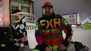 See epic photo finish at the I-500 Snowmobile Race