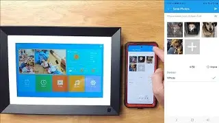 Evatronic Digital Photo Frame, 10.1 Inch HD WiFi Digital Picture Frame