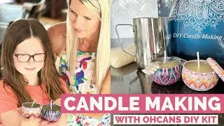 Candle Making at Home for Beginners with Ohcans DIY Kit