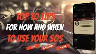 War and Order - Top 10 Tips and Tricks for using your SOS SKILL!!