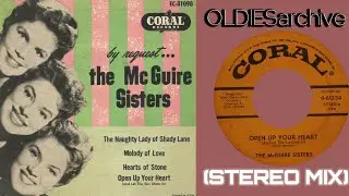 The McGuire Sisters - Open Up Your Heart (And Let The Sun Shine In) {1955} [Stereo Mix]