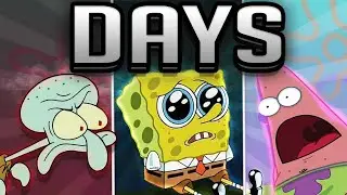 Days of the Week Portrayed By Spongebob