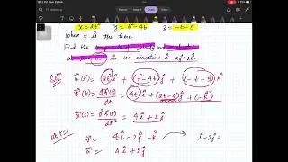 Lecture 5 Questions on derivatives of vectors