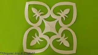 How to make a snowflake out of paper