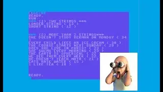 Compare Length of 2 Strings  *  Commodore BASIC  *  rosettacode.org