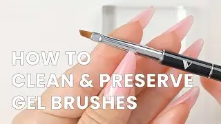 Breaking In & Preserving Gel Brushes | V Beauty Pure