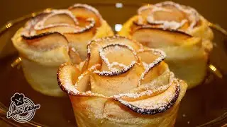 Apple Dessert | Apple Roses | Baked Apple Roses in Puff Pastry
