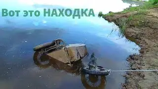 Found a Motorcycle at the Bottom of the River and Got It Out.