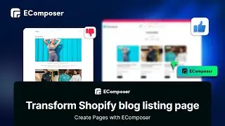 Mastering the EComposer Shopify Blog Listing Page: Step-by-Step Tutorial