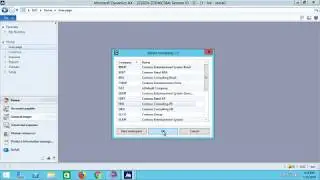 How to switch between Dynamics AX companies in Rapise test
