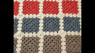 Granny Square Blanket Crochet Along Part 5 - Adding your 3rd set of 8 squares