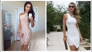 Покупки одежды с Aliexpress - Сексуальное женское платье без рукавов