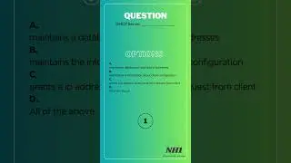 Dynamic Host Configuration Protocol (DHCP) | Practice Questions and Answers | MCQ-1