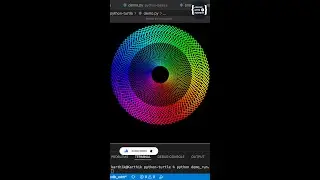 Mutli Color Design using python turlte | Python Turtle Graphics 13 