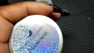 Gel Nails | Light Elegance Glitter Gel Dupe: Diamond