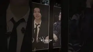 BTS SUGA DAY in SEOUL 2024 around HYBE HQ | #shorts #btssugastatus #yoongi #bts