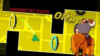 Медведь и Илья Муромец проходят Clutterfunk в Geometry Dash!!!
