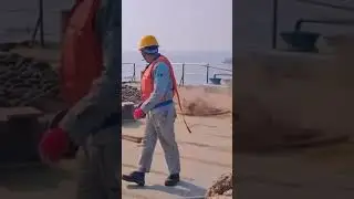 Сброс якоря танкера