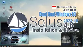Yuk Install Solus 4.6 Linux | Dual boot Windows 10 | Blender | NFS Carbon | Gran Turismo 4 Spec II