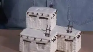 How To Build An Adobe Dwellings Diorama - School Project | Scene-A-Rama